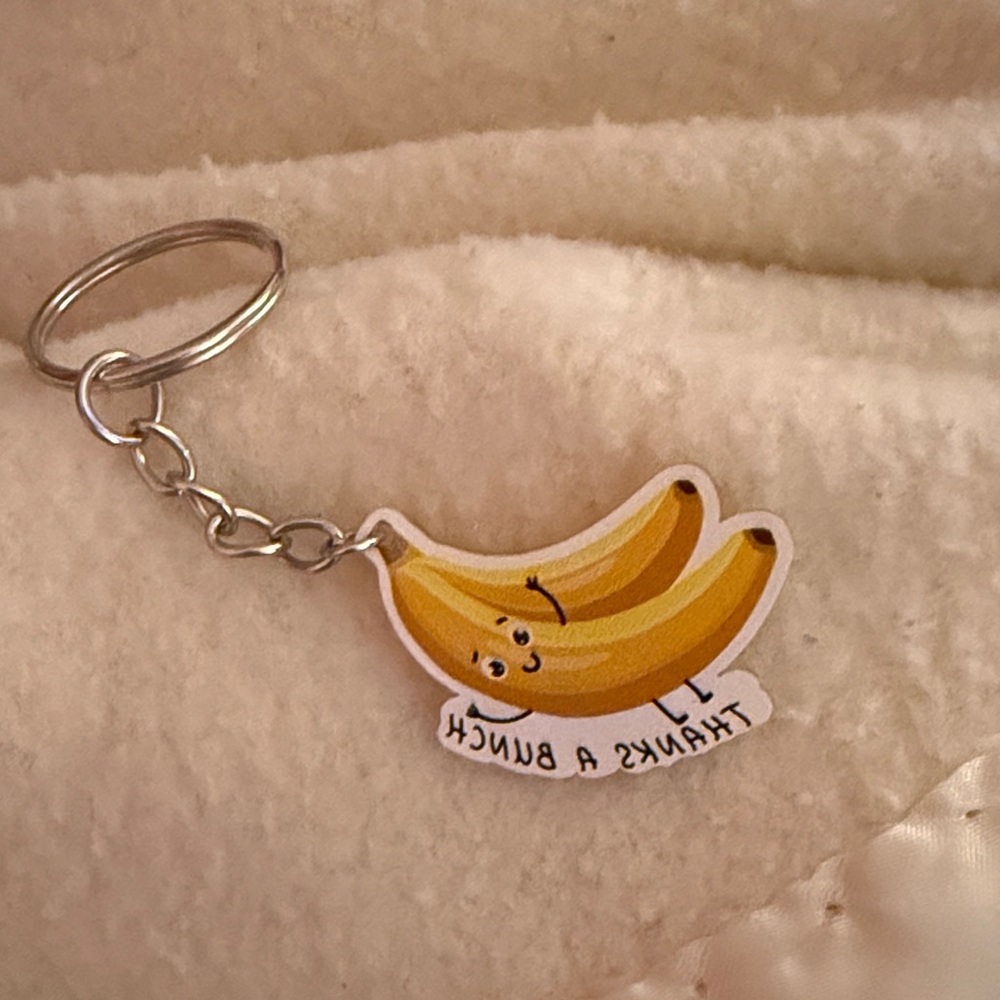 Cute Banana Keychain